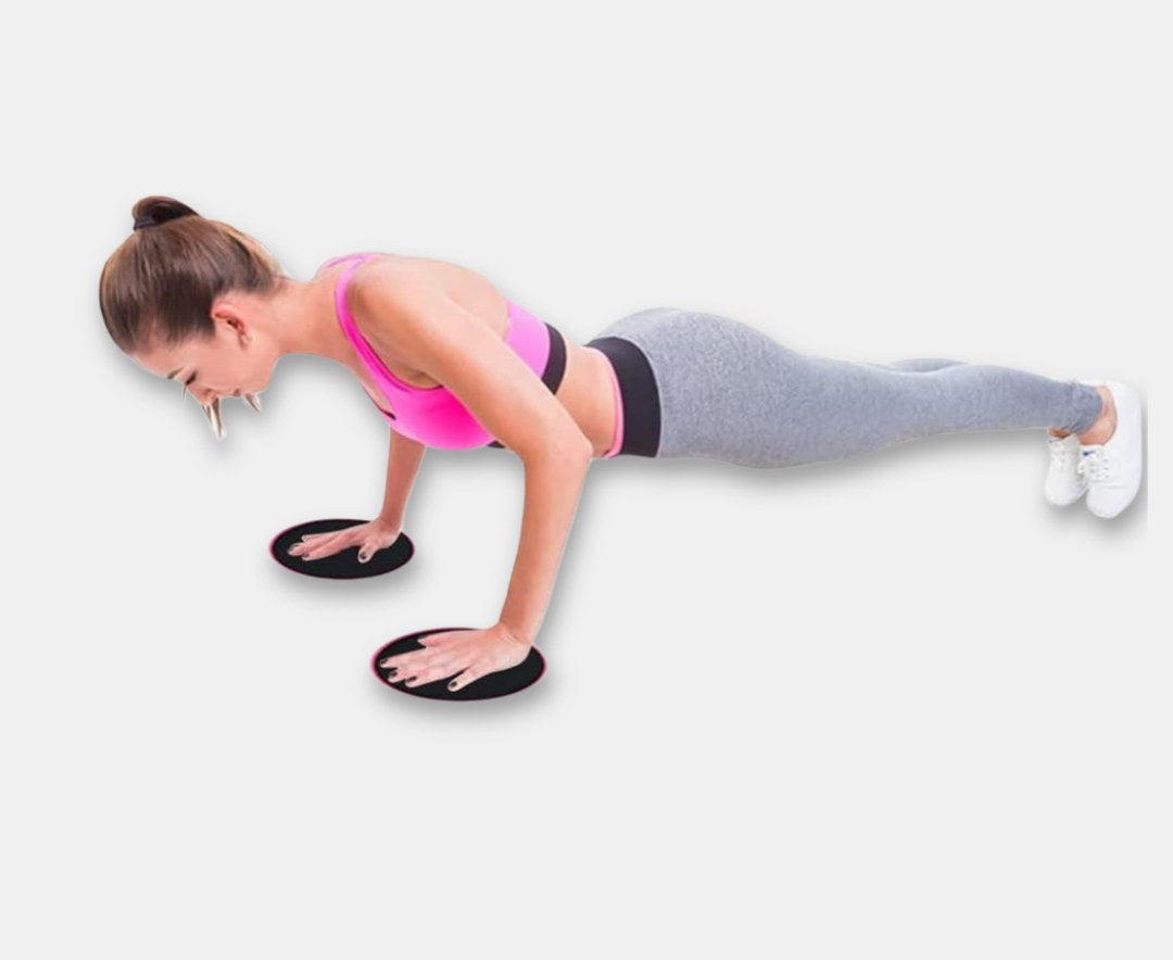 Glijschijven - Dubbelzijdige Set van 2 voor Pilates en Fitness